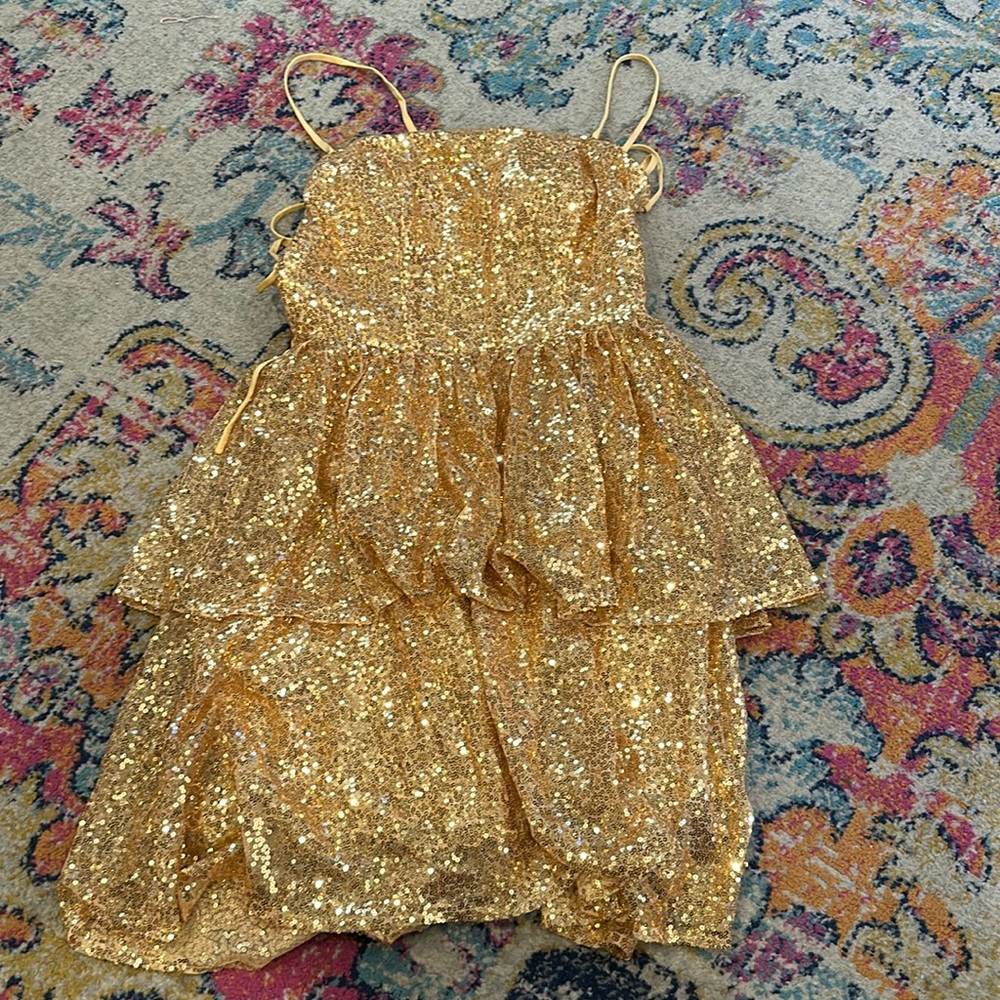 Glitter sparkly dress